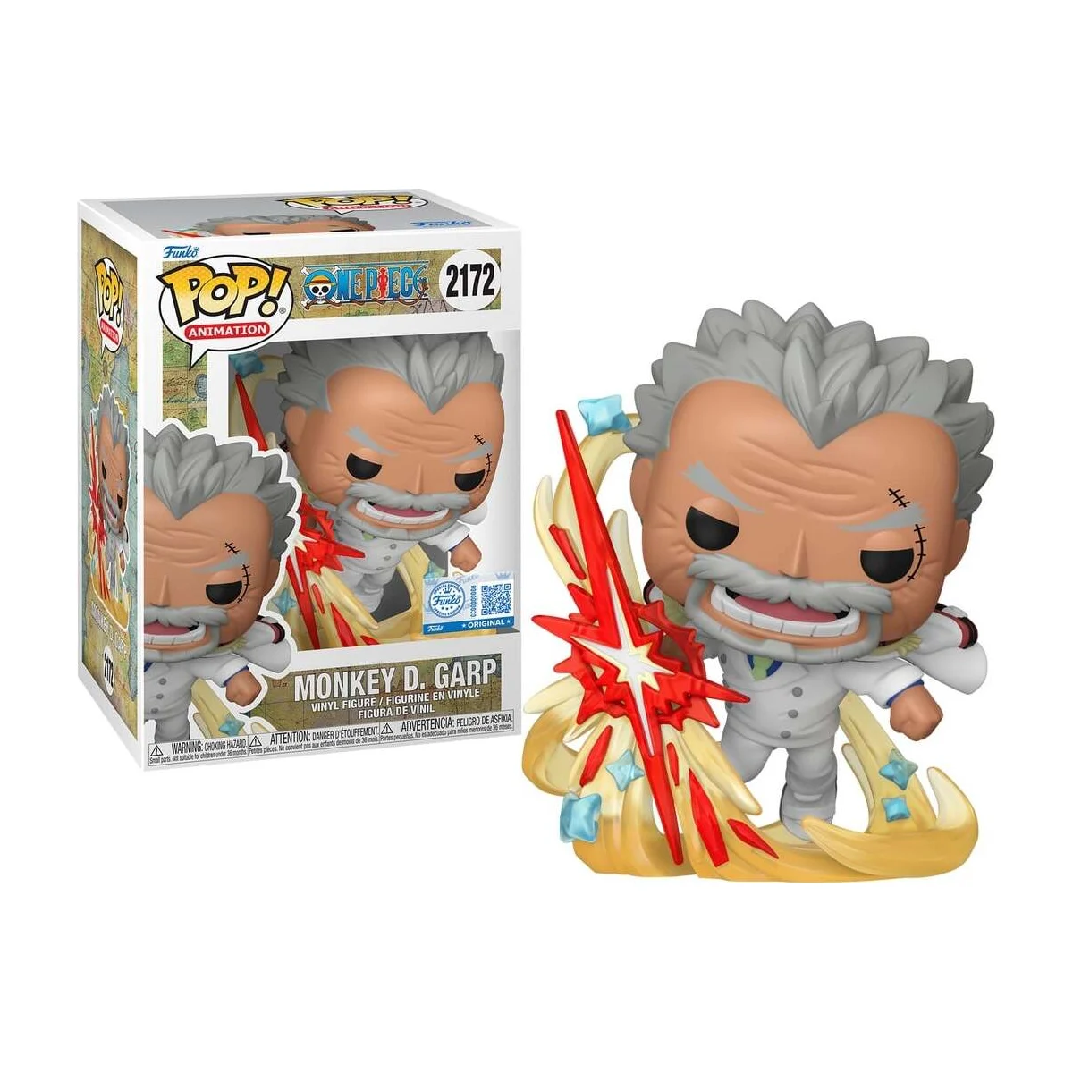 ONE PIECE - POP Animation N° 2172 - Garp Galaxy impact with Chase (GW) Pop figures