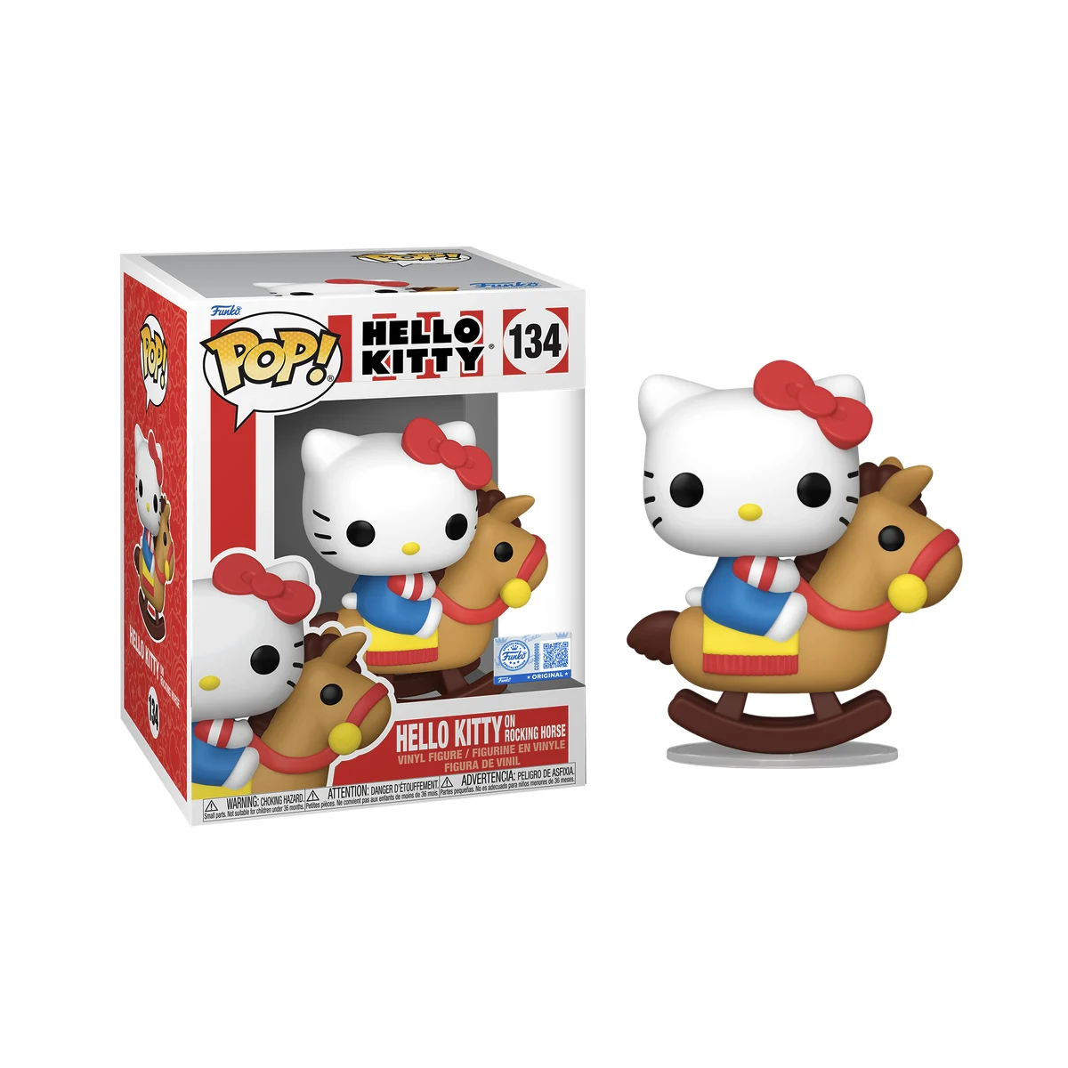 HELLO KITTY - POP Premium N°134 - Hello Kitty on Rocking Horse Pop figures