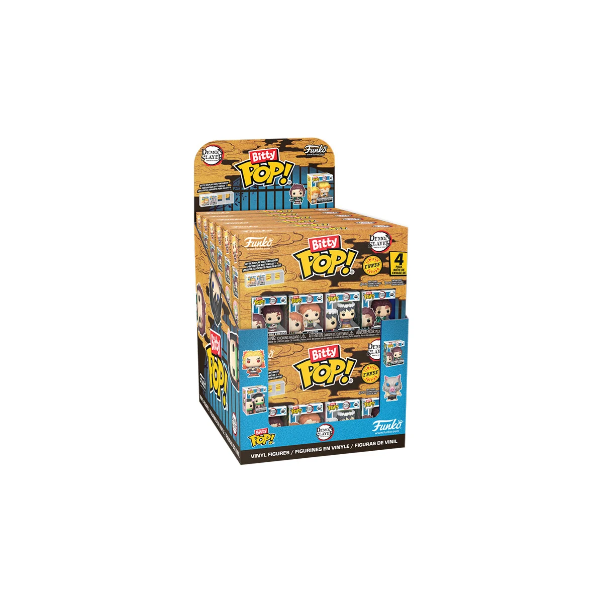 Demon Slayer Bitty Pop 4Pk Asst 12pcs - Funko