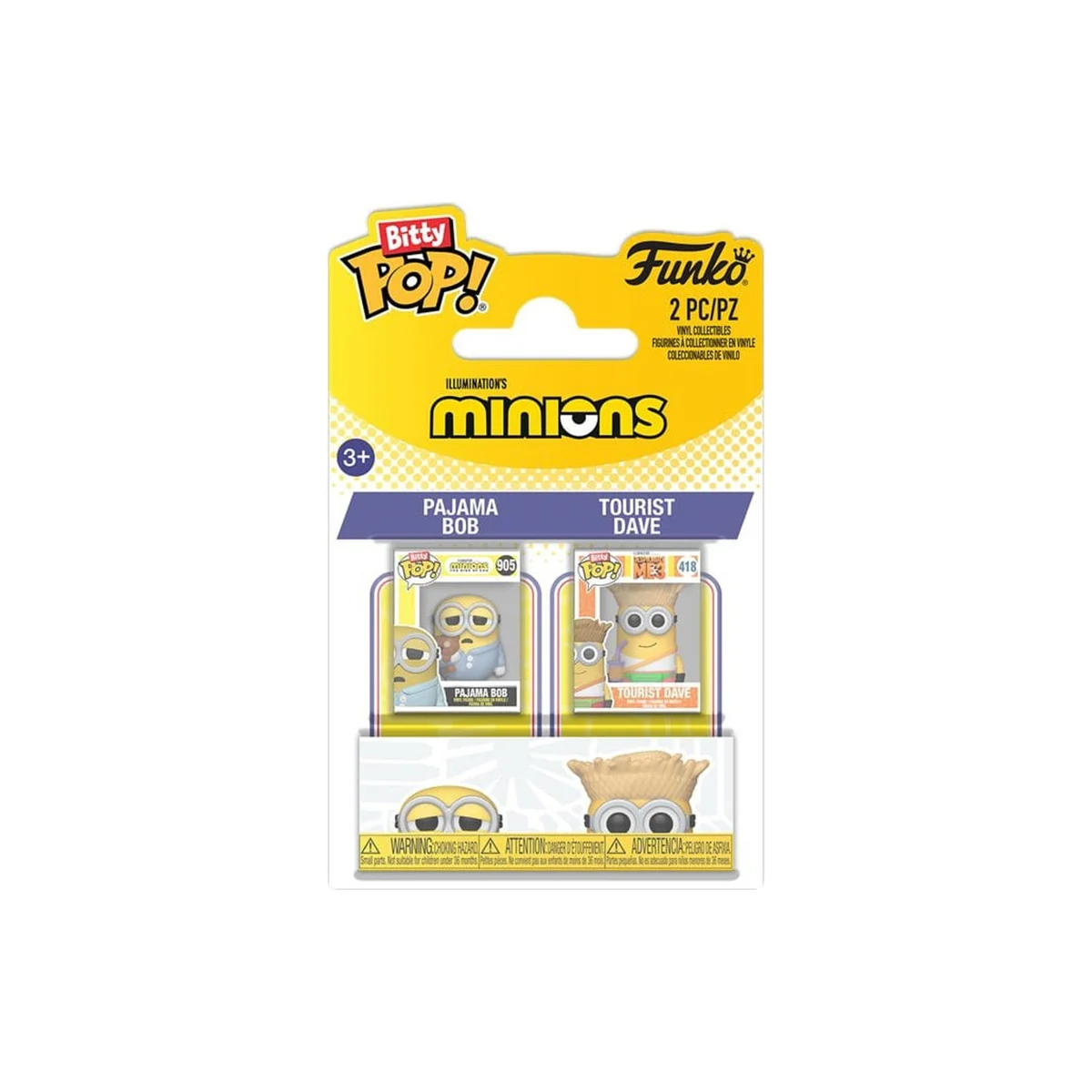 Minions Bitty Pop 2PK Bob And Dave Pop figures - Funko