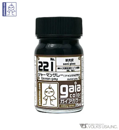 Gaia Military Color 221 German Gray (Dunkel Grau) - 15ml