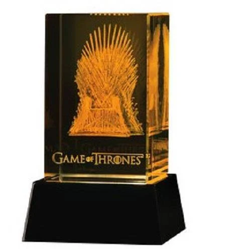 Game of Thrones Iron Throne 3D Crystal Replica - Dark Horse