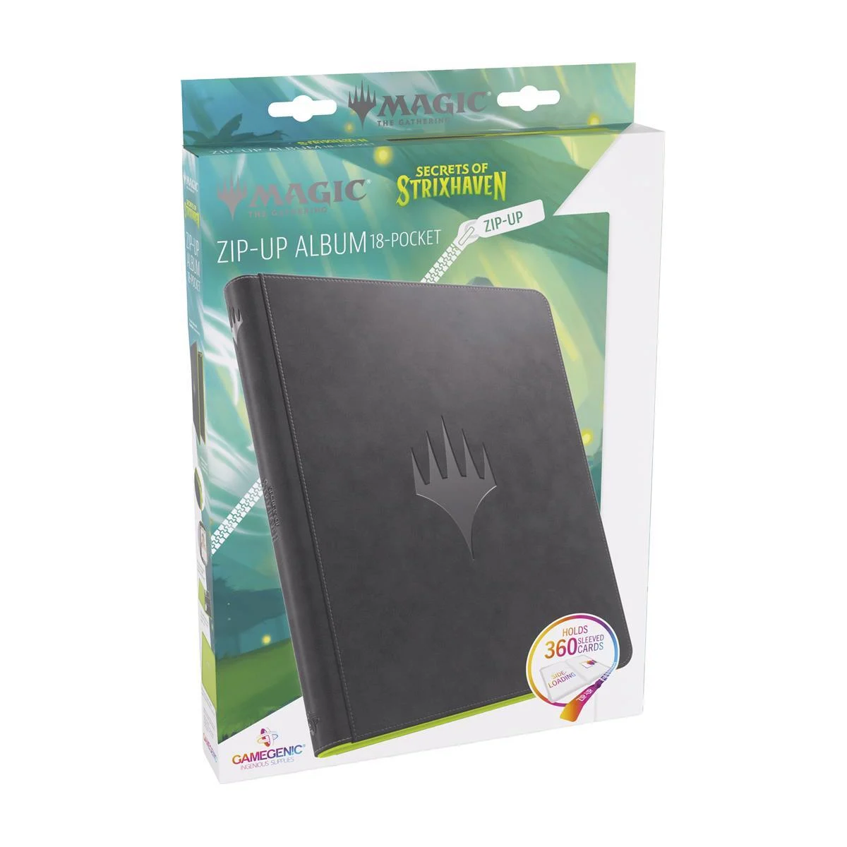 GG: MTG SOS Zip-Up Album 18-Pocket - Black/Green