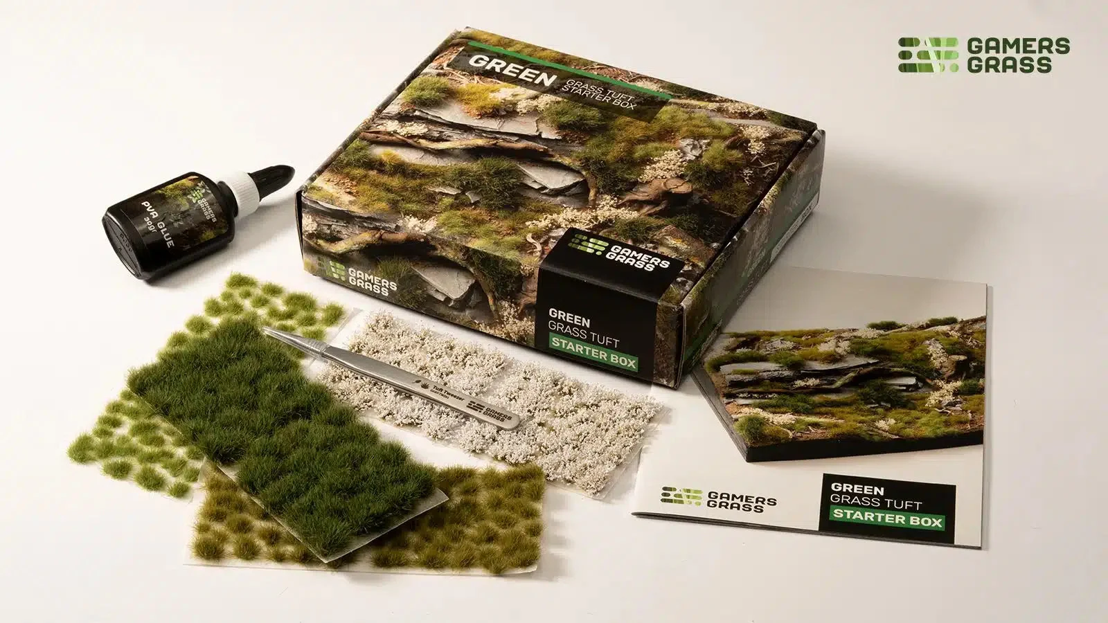 GamersGrass | Green Grass Tuft Starter Box - Gamers Grass
