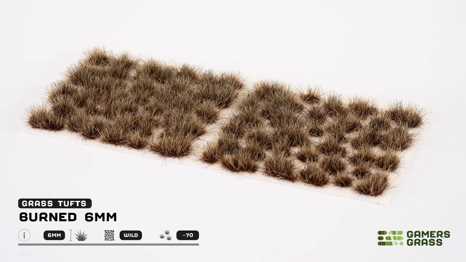 GamersGrass | Burned (6mm) Tufts - Gamers Grass