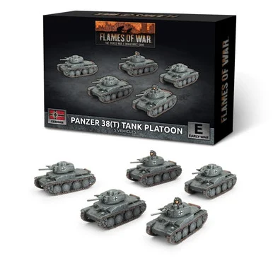 15mm Panzer 38(t) Platoon - GBX200