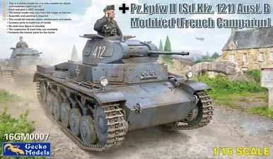1/16 Gecko Models Pz.kpfw II Sd.Kfz. 121 Ausf. c A-B-C Modified French Campaign
