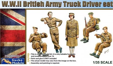 1/35 Gecko Models WW II British Army Truck Driver Set