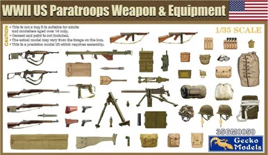 1/35 Gecko Models WWII US Paratroops Weapon & Equipment