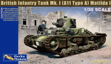 1/35 Gecko British Matilda Infantry Tank Mk. I (A11 Type A) - Gecko Models