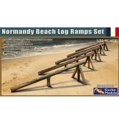 1/35 Gecko Models Normandy Beach Log Ramps Set