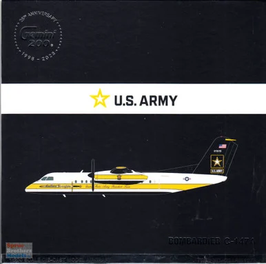 GEMG21271 1:200 Gemini Jets Bombardier US Army C-147A (Dash 8-300) #17-01610 'Golden Knights' (pre-painted/pre-built)