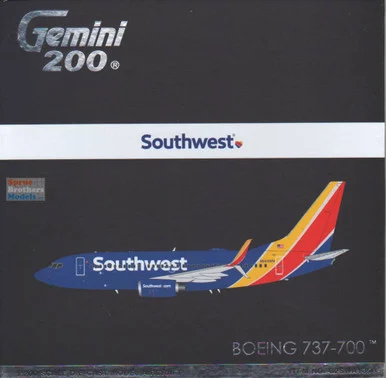 GEMG21350 1:200 Gemini Jets Southwest Airlines B737-700 Reg #N943WN (pre-painted/pre-built)