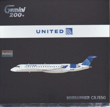 GEMG21405 1:200 Gemini Jets United Express CRJ-550 Reg #N506GJ (pre-painted/pre-built)
