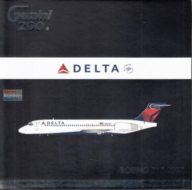 GEMG21417 1:200 Gemini Jets Delta Airlines B717-200 Reg #N947AT (pre-painted/pre-built)