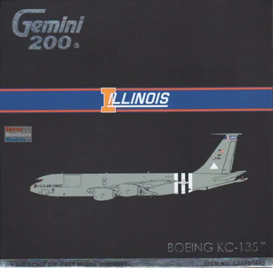 GEMG21442 1:200 Gemini Jets KC-135R Stratotanker #63-7981 Illinois ANG (pre-painted/pre-built)