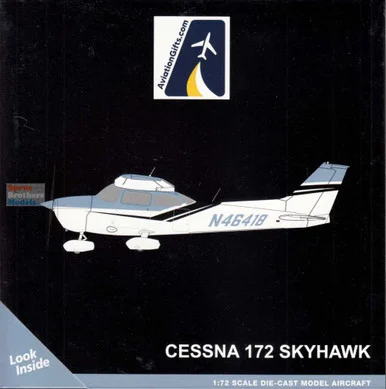 GEMGG018 1:72 Gemini Cessna 172 Skyhawk Reg #N46418 (pre-painted/pre-built)