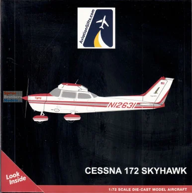 GEMGG021 1:72 Gemini Cessna 172 Skyhawk Reg #N12631 'Gypsy' (pre-painted/pre-built)