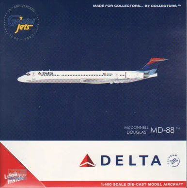 GEMGJ1123 1:400 Gemini Jets Delta McDonnell Douglas MD-88 Reg #N941DL (pre-painted/pre-built)