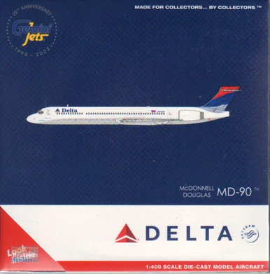 GEMGJ1417 1:400 Gemini Jets Delta MD-90 Reg #N910DN (pre-painted/pre-built)