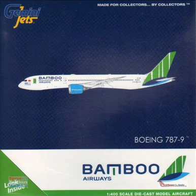 GEMGJ1923 1:400 Gemini Jets Bamboo Airways Boeing 787-9 Reg #VN-A819 (pre-painted/pre-built)