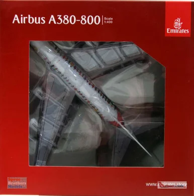 GEMGJ1959 1:400 Gemini Jets Emirates Airbus A380-800 Reg #A6-EVB 'Year of Tolerance' (pre-painted/pre-built)