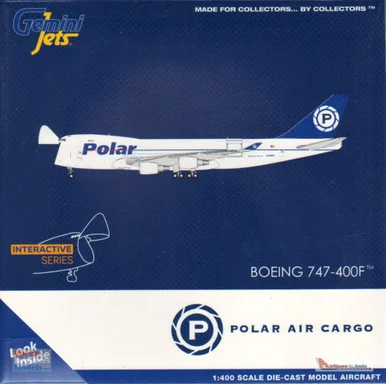 GEMGJ2013 1:400 Gemini Jets Polar Air Cargo B747-400F Reg #N450PA Interactive Series (pre-painted/pre-built)