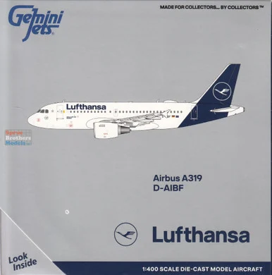 GEMGJ2022 1:400 Gemini Jets Lufthansa A319 #D-AIBF (pre-painted/pre-built)
