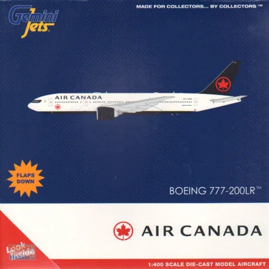 GEMGJ2044F 1:400 Gemini Jets Air Canada Boeing 777-200LR Reg #C-FNND Flaps Down Version (pre-painted/pre-built)