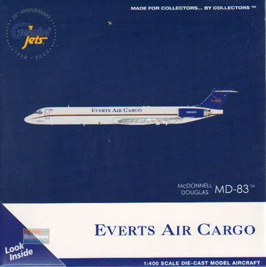 GEMGJ2067 1:400 Gemini Jets Everts Air Cargo MD-83 Reg #N965CE (pre-painted/pre-built)