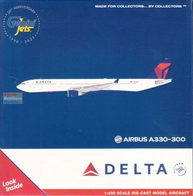 GEMGJ2106 1:400 Gemini Jets Delta Airlines Airbus A330-300 Reg #N829NW (pre-painted/pre-built)
