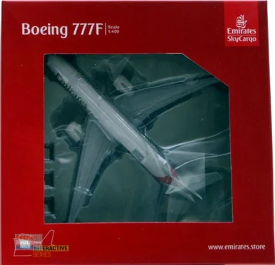 GEMGJ2144 1:400 Gemini Jets Emirates SkyCargo B777F Reg #A6-EFG Interactive Series (pre-painted/pre-built)