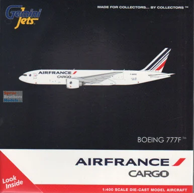 GEMGJ2159 1:400 Gemini Jets Air France Cargo B777F Reg #F-GUOC (pre-painted/pre-built)