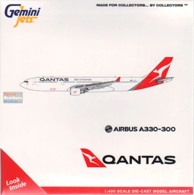 GEMGJ2161 1:400 Gemini Jets Qantas Airbus A330-300 Reg #VH-QPH (pre-painted/pre-built)