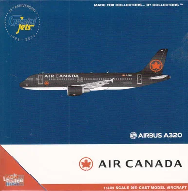 GEMGJ2255 1:400 Gemini Jets Air Canada Jetz Airbus A320 #C-FNVV (pre-painted/pre-built)