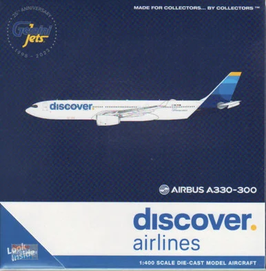 GEMGJ2265 1:400 Gemini Jets Discover Airlines Airbus A330-300 Reg #D-AIKK (pre-painted/pre-built)