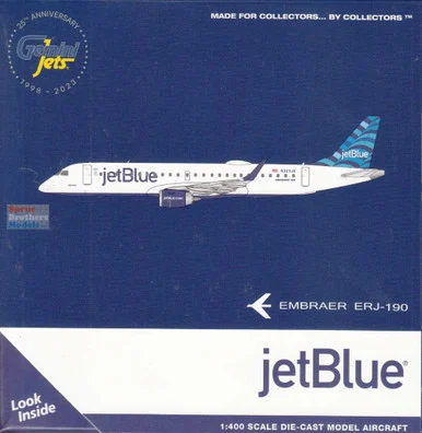 GEMGJ2287 1:400 Gemini Jets jetBlue ERJ-190-100IGW Reg #N323JB (pre-painted/pre-built)