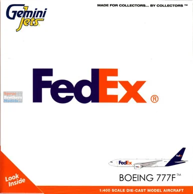 GEMGJ2304 1:400 Gemini Jets FedEx B777F Reg #N895FD (pre-painted/pre-built)