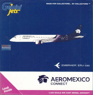 GEMGJ2320 1:400 Gemini Jets AeroMexico Connect ERJ-190LR Reg #XA-IAC (pre-painted/pre-built)