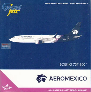 GEMGJ2321 1:400 Gemini Jets AeroMexico B737-800 Reg #N957AM (pre-painted/pre-built)