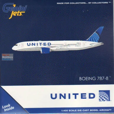 GEMGJ2329 1:400 Gemini Jets United Airlines B787-8 Reg #N26902 (pre-painted/pre-built)
