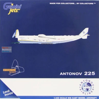 GEMGJ2336 1:400 Gemini Jets Antonov Airlines An-225 Reg #UR-82060 Interactive Series (pre-painted/pre-built)