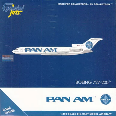 GEMGJ2344 1:400 Gemini Jets Pan Am B727-200 Reg #N368PA Clipper Goodwill (pre-painted/pre-built)