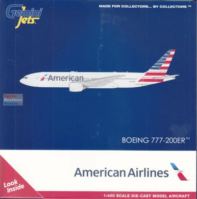 GEMGJ2359 1:400 Gemini Jets American Airlines B777-200ER Reg #N788AN (pre-painted/pre-built)