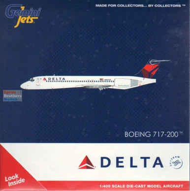 GEMGJ2361 1:400 Gemini Jets Delta Airlines B717-200 Reg #N947AT (pre-painted/pre-built)