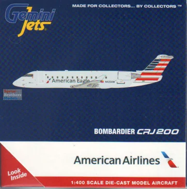 GEMGJ2367 1:400 Gemini Jets American Eagle CRJ-200LR Reg #N420AW (pre-painted/pre-built)