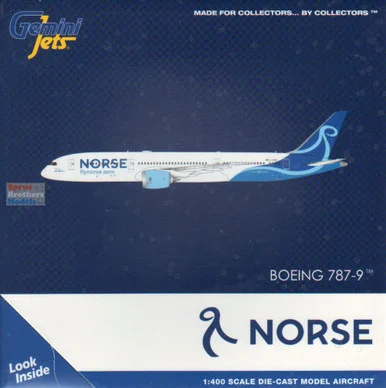 GEMGJ2373 1:400 Gemini Jets Norse Atlantic Airways UK B787-9 Reg #G-CKWS (pre-painted/pre-built)