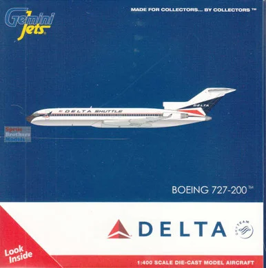 GEMGJ2375 1:400 Gemini Jets Delta Shuttle B727-200 Reg #N413DA (pre-painted/pre-built)