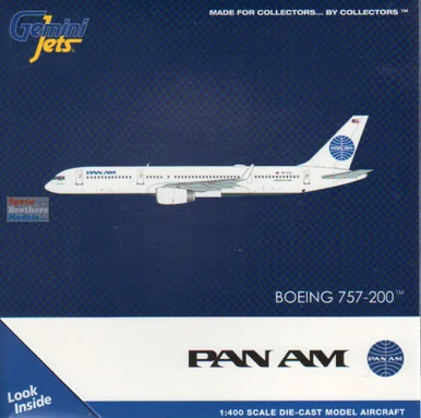 GEMGJ2380 1:400 Gemini Jets Pan Am B757-200 Reg #TF-FIC 'Yankee Clipper II' (pre-painted/pre-built)