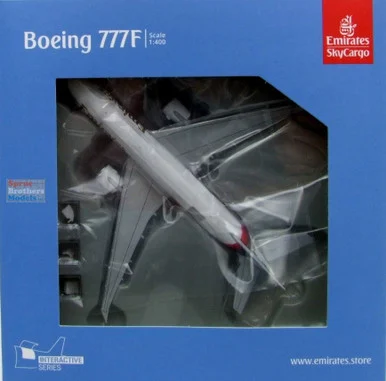 GEMGJ2382 1:400 Gemini Jets Emirates Sky Cargo B777F Reg #A6-EFV Interactive Series (pre-painted/pre-built)
